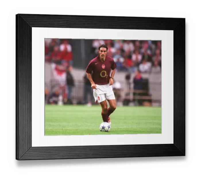 Framed Print : Robert Pires in Action: Arsenal's Victory over Porto at the Amsterdam Tournament, 2005 Framed Print : Robert Pires in Action: Arsenal's Victory over Porto at the Amsterdam Tournament, 2005