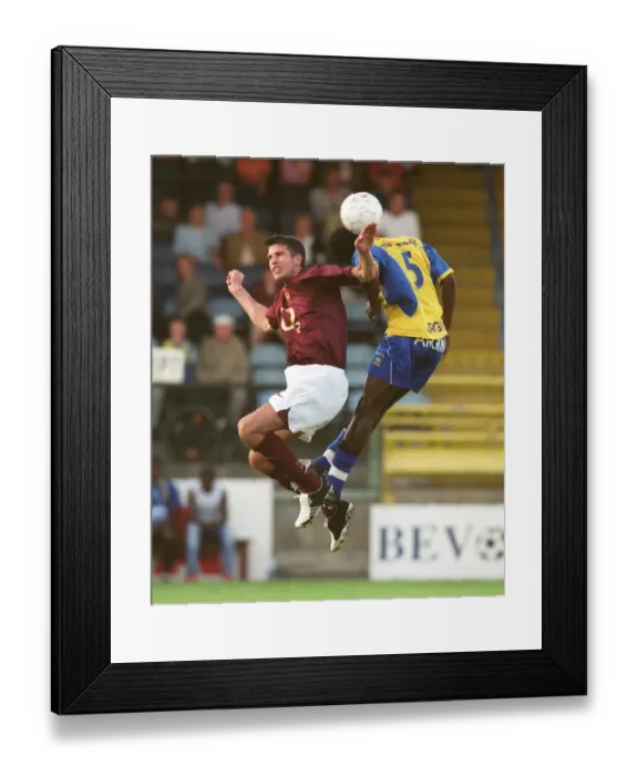 Framed Print : Van Persie's Unforgettable Performance: Arsenal's Thrilling 3-3 Draw against Beveren, 2005 Framed Print : Van Persie's Unforgettable Performance: Arsenal's Thrilling 3-3 Draw against Beveren, 2005