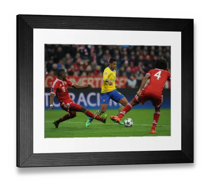 Framed Print : Clash of Stars: Gnabry vs. Alaba & Dante - FC Bayern Munich vs. Arsenal, UEFA Champions League Framed Print : Clash of Stars: Gnabry vs. Alaba & Dante - FC Bayern Munich vs. Arsenal, UEFA Champions League