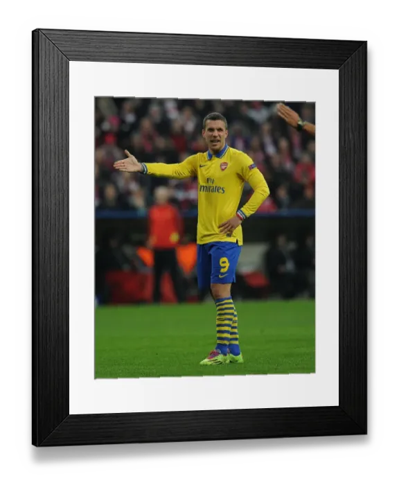 Framed Print : Lukas Podolski: A Former Bayern Munich Star Faces His Old Team in the UEFA Champions League (Arsenal vs. FC Bayern Munich, 2014) Framed Print : Lukas Podolski: A Former Bayern Munich Star Faces His Old Team in the UEFA Champions League (Arsenal vs. FC Bayern Munich, 2014)