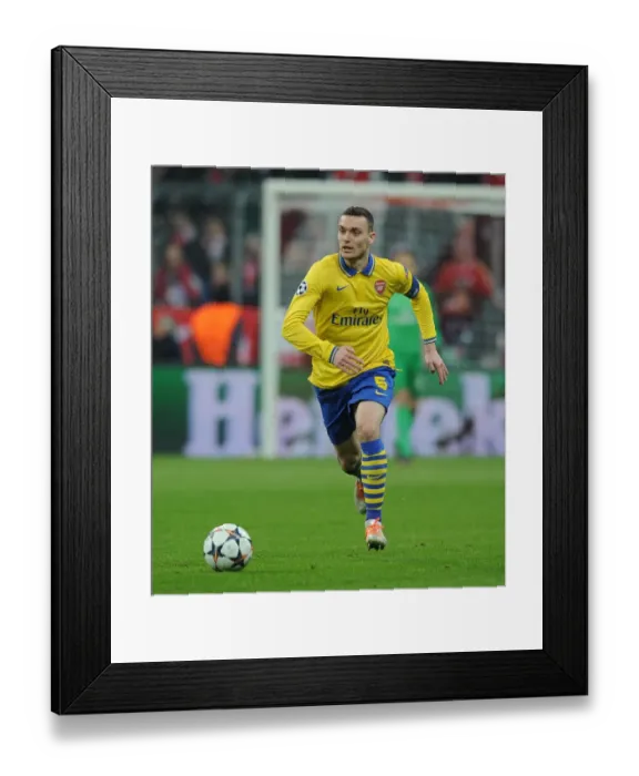 Framed Print : Thomas Vermaelen: Arsenal's Defender in Bayern Munich Showdown, UEFA Champions League 2013-14 Framed Print : Thomas Vermaelen: Arsenal's Defender in Bayern Munich Showdown, UEFA Champions League 2013-14