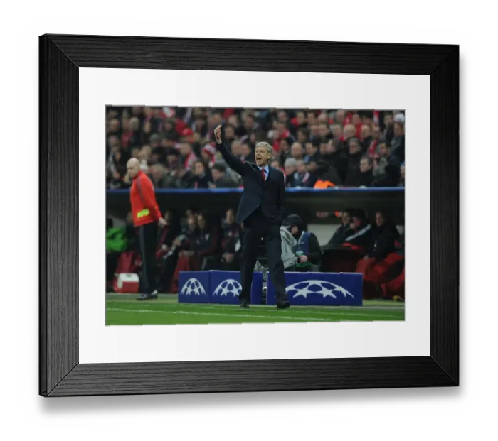 Framed Print : Arsene Wenger at Bayern Munich: Arsenal's Pursuit of Champions League Glory (2013-14) Framed Print : Arsene Wenger at Bayern Munich: Arsenal's Pursuit of Champions League Glory (2013-14)