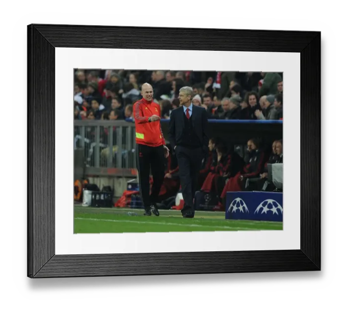 Framed Print : Arsene Wenger at Bayern Munich: A Tense Moment in the 2013-14 UEFA Champions League Framed Print : Arsene Wenger at Bayern Munich: A Tense Moment in the 2013-14 UEFA Champions League