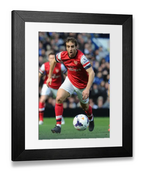 Framed Print : Mathieu Flamini in Action: Chelsea vs Arsenal, Premier League 2013-14 Framed Print : Mathieu Flamini in Action: Chelsea vs Arsenal, Premier League 2013-14