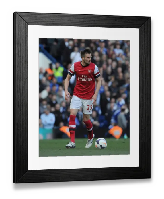 Framed Print : Carl Jenkinson in Action: Arsenal vs. Chelsea, Premier League 2013-14