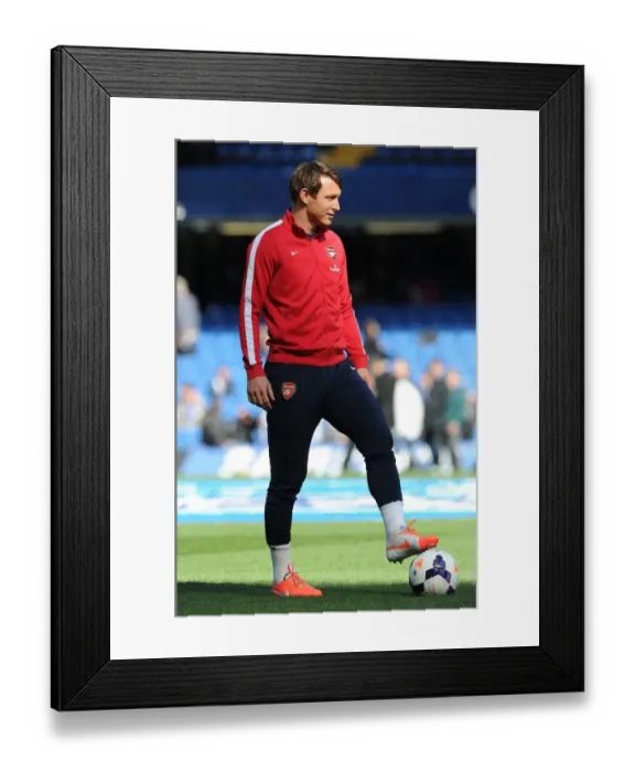 Framed Print : Kim Kallstrom: Arsenal's Readiness for Chelsea Showdown, Premier League 2013-14 Framed Print : Kim Kallstrom: Arsenal's Readiness for Chelsea Showdown, Premier League 2013-14