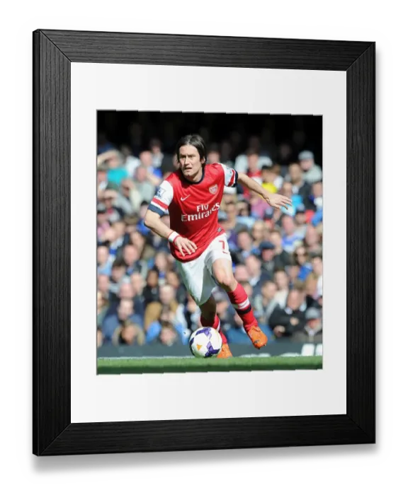 Framed Print : Tomas Rosicky in Action: Chelsea vs. Arsenal, Premier League 2013-14 Framed Print : Tomas Rosicky in Action: Chelsea vs. Arsenal, Premier League 2013-14