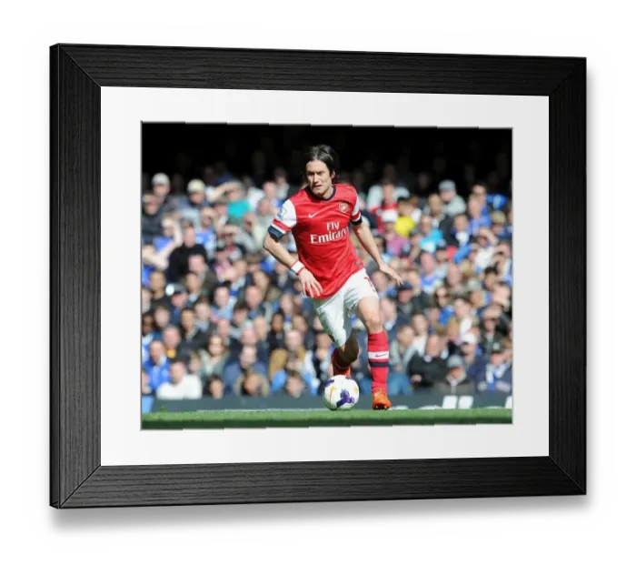 Framed Print : Tomas Rosicky in Action: Chelsea vs Arsenal, Premier League 2013-14 Framed Print : Tomas Rosicky in Action: Chelsea vs Arsenal, Premier League 2013-14