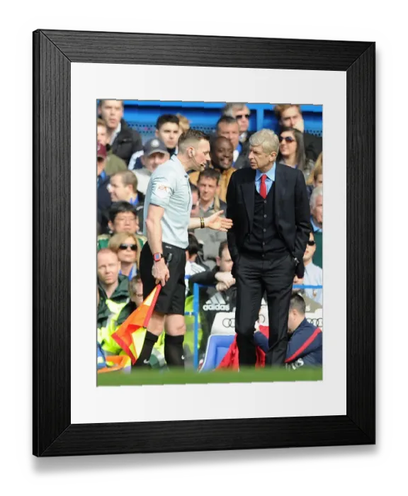 Framed Print : Arsene Wenger Leads Arsenal Against Chelsea in Premier League Showdown (2013-14) Framed Print : Arsene Wenger Leads Arsenal Against Chelsea in Premier League Showdown (2013-14)