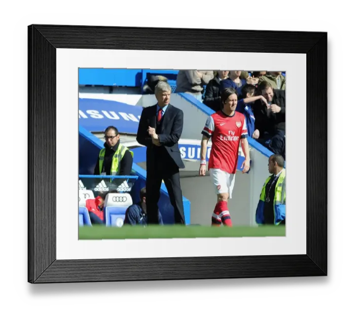 Framed Print : Arsene Wenger vs. Chelsea: A Premier League Showdown (2013-14)