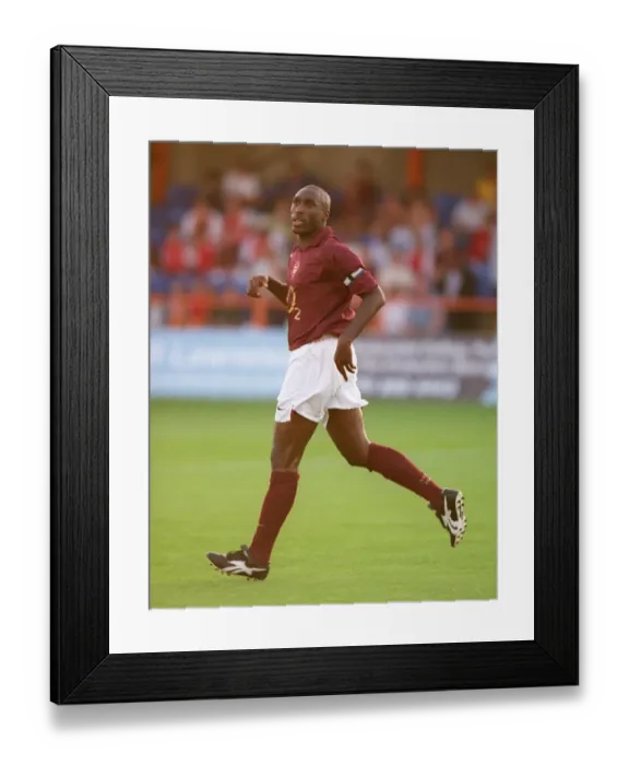 Framed Print : Sol Campbell in Action: Arsenal Reserves Crush Leicester City Reserves 5-2, Underhill, Barnet, 30 / 8 / 05
