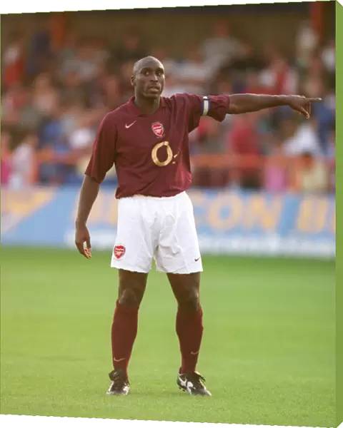 Sol Campbell (Arsenal). Arsenal Reserves 5: 2 Leicester City Reserves