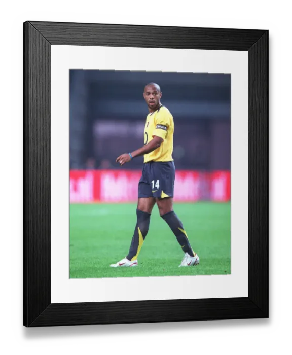 Framed Print : Thierry Henry's Unforgettable Winning Goal: Triumph at Ajax Arena, Amsterdam, 2005 Framed Print : Thierry Henry's Unforgettable Winning Goal: Triumph at Ajax Arena, Amsterdam, 2005