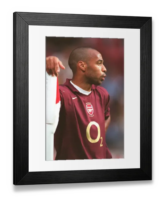 Framed Print : Thierry Henry Leads Arsenal to Glory: 2-1 Victory over Porto, Amsterdam Tournament 2005