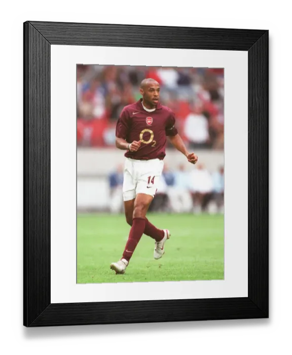 Framed Print : Thierry Henry's Unforgettable Winning Goal: Arsenal's Triumph at Amsterdam Tournament 2005, Ajax Arena Framed Print : Thierry Henry's Unforgettable Winning Goal: Arsenal's Triumph at Amsterdam Tournament 2005, Ajax Arena