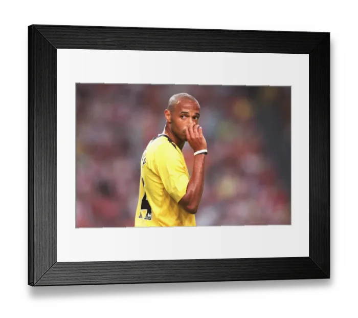Framed Print : Thierry Henry's Unforgettable Goal: Arsenal's Amsterdam Tournament Victory (29 / 7 / 05)