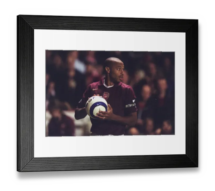 Framed Print : Thierry Henry's Unforgettable Night: Arsenal's Glorious 4-1 Victory over Fulham, Highbury, London, August 2005