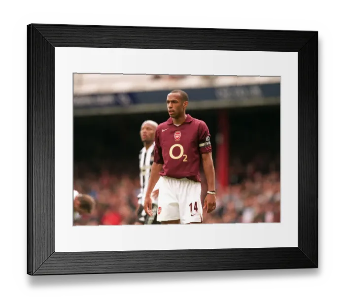 Framed Print : Thierry Henry's Double: Arsenal 2-0 Newcastle United, FA Premier League, Highbury, 2005 Framed Print : Thierry Henry's Double: Arsenal 2-0 Newcastle United, FA Premier League, Highbury, 2005