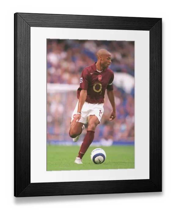 Framed Print : Thierry Henry's Triumph: Arsenal's FA Premier League Victory at Chelsea, 2005 Framed Print : Thierry Henry's Triumph: Arsenal's FA Premier League Victory at Chelsea, 2005