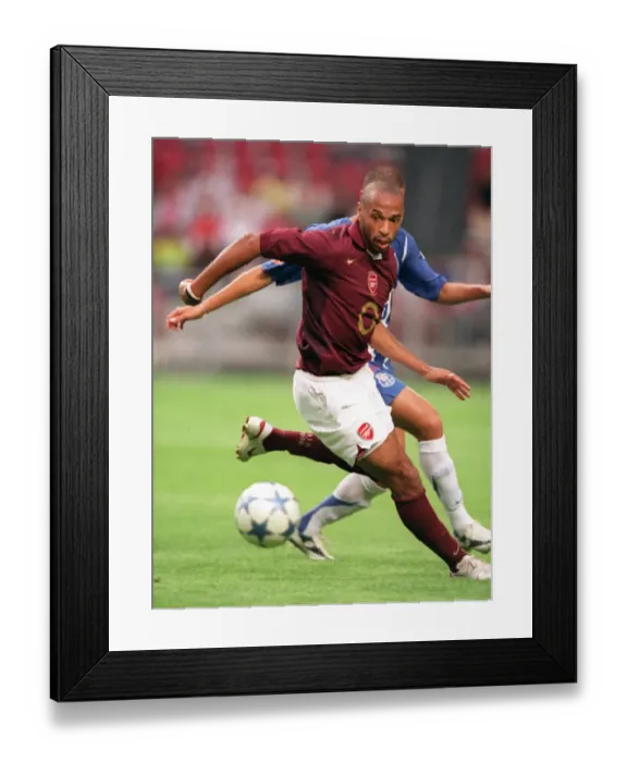 Framed Print : Thierry Henry Leads Arsenal to Glory: 2-1 Victory over Porto, Amsterdam Tournament 2005