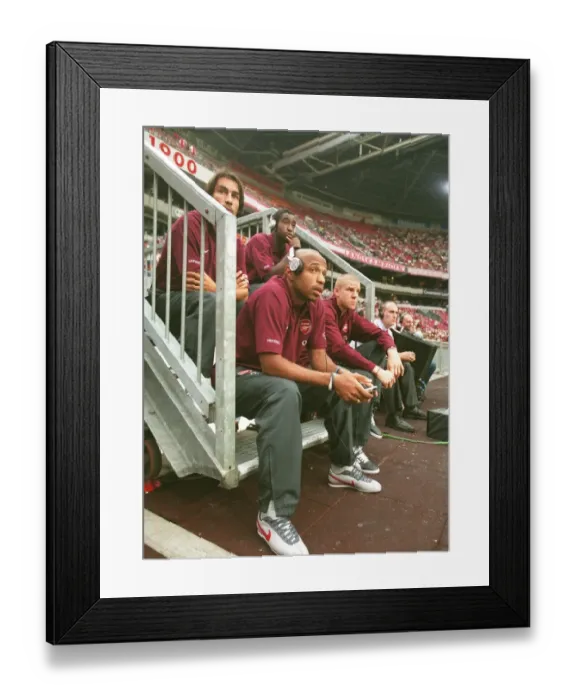 Framed Print : Thierry Henry and Robert Pires: Victory Over Ajax, Amsterdam Tournament 2005 Framed Print : Thierry Henry and Robert Pires: Victory Over Ajax, Amsterdam Tournament 2005