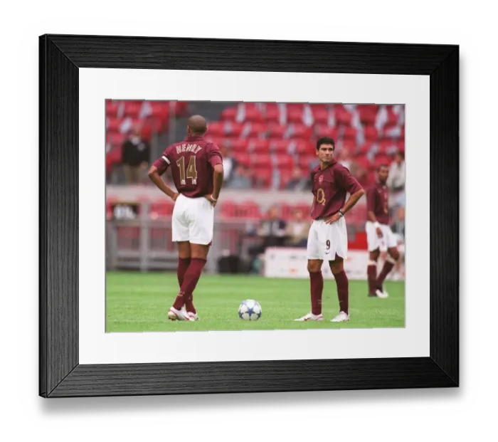 Framed Print : Thierry Henry and Jose Reyes (Arsenal). Arsenal 2: 1 Porto Framed Print : Thierry Henry and Jose Reyes (Arsenal). Arsenal 2: 1 Porto