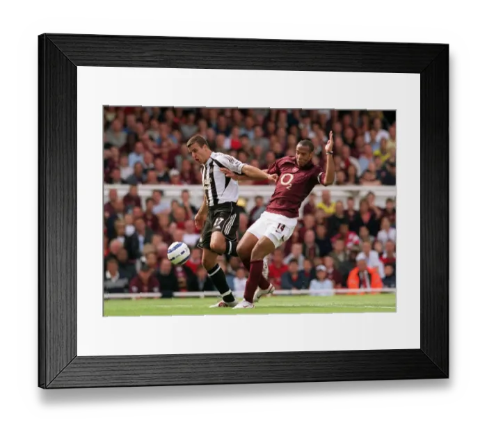 Framed Print : Thierry Henry's Double: Arsenal's Triumph Over Newcastle United in the FA Premier League, Highbury, 2005 Framed Print : Thierry Henry's Double: Arsenal's Triumph Over Newcastle United in the FA Premier League, Highbury, 2005