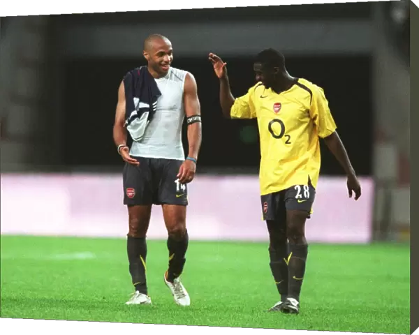 Thierry Henry and Kolo Toure: Victory Over Ajax, Amsterdam Tournament 2005
