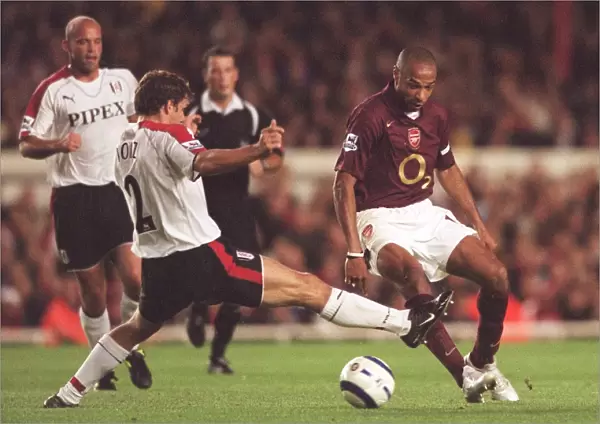 Thierry Henry (Arsenal) Moritz Volz (Fulham). Arsenal 4: 1 Fulham
