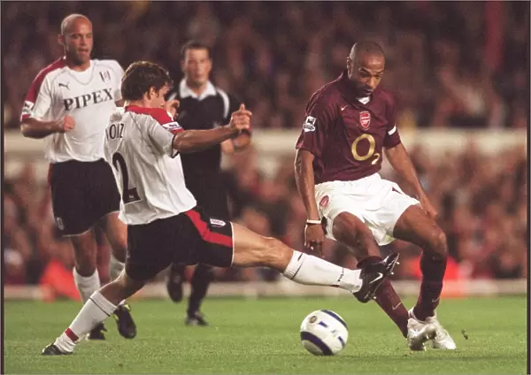 Thierry Henry (Arsenal) Moritz Volz (Fulham). Arsenal 4: 1 Fulham