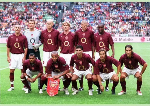 The Arsenal team. Arsenal 2: 1 Porto. The Amsterdam Tournament