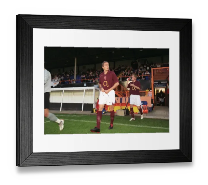 Framed Print : Arturo Lupoli (Arsenal). Arsenal Reserves 5: 3 Portsmouth Reserves