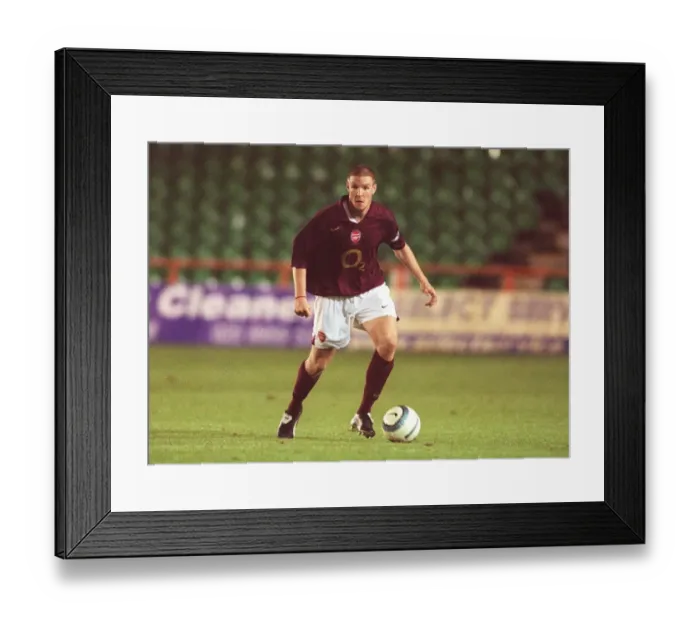Framed Print : Philippe Senderos (Arsenal). Arsenal Reserves 5: 3 Portsmouth Reserves Framed Print : Philippe Senderos (Arsenal). Arsenal Reserves 5: 3 Portsmouth Reserves