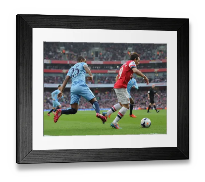 Framed Print : Clash of Midfield Masters: Cazorla vs Fernandinho (Arsenal vs Manchester City, 2013 / 14) Framed Print : Clash of Midfield Masters: Cazorla vs Fernandinho (Arsenal vs Manchester City, 2013 / 14)