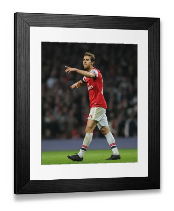 Framed Print : Flamini in Action: Arsenal vs Manchester City, Premier League 2013 / 14