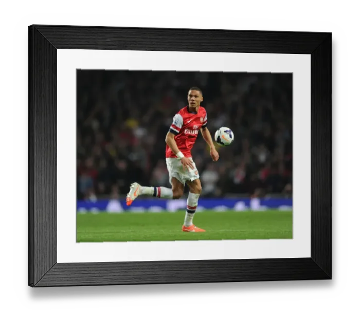Framed Print : Arsenal vs Manchester City: Kieran Gibbs in Action Framed Print : Arsenal vs Manchester City: Kieran Gibbs in Action
