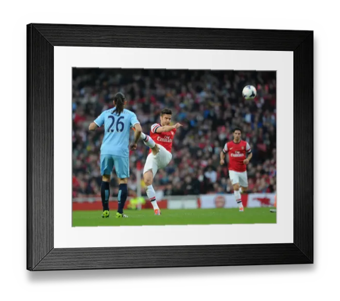 Framed Print : Olivier Giroud's Stalemate: Arsenal vs Manchester City, Barclays Premier League, Emirates Stadium, 29 / 3 / 14 Framed Print : Olivier Giroud's Stalemate: Arsenal vs Manchester City, Barclays Premier League, Emirates Stadium, 29 / 3 / 14