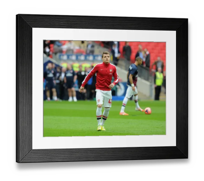 Framed Print : Thomas Eisfeld (Arsenal). Arsenal 1: 1 Wigan Athletic. 4: 2 after penalties. FA Cup Semi Final Framed Print : Thomas Eisfeld (Arsenal). Arsenal 1: 1 Wigan Athletic. 4: 2 after penalties. FA Cup Semi Final