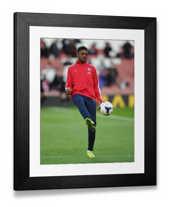Framed Print : Chuba Akpom (Arsenal). Arsenal 3: 1 West Ham United. Barclays Premier League. Emirates Stadium Framed Print : Chuba Akpom (Arsenal). Arsenal 3: 1 West Ham United. Barclays Premier League. Emirates Stadium