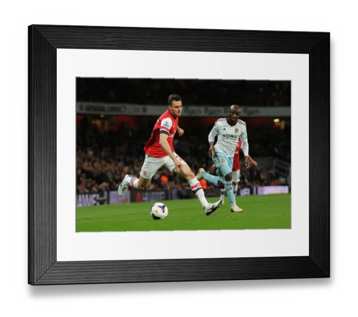 Framed Print : Clash of the Red and Irons: Arsenal vs. West Ham United