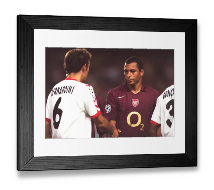 Framed Print : Arsenal FC vs FC Thun: 2005-06 Season Match