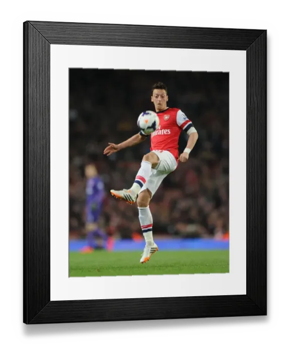 Framed Print : Mesut Ozil in Action: Arsenal vs Newcastle United, Premier League 2013-2014 Framed Print : Mesut Ozil in Action: Arsenal vs Newcastle United, Premier League 2013-2014