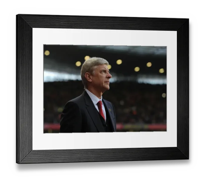 Framed Print : Arsene Wenger: Arsenal Manager Before Arsenal vs Newcastle United, 2013 / 14 Framed Print : Arsene Wenger: Arsenal Manager Before Arsenal vs Newcastle United, 2013 / 14