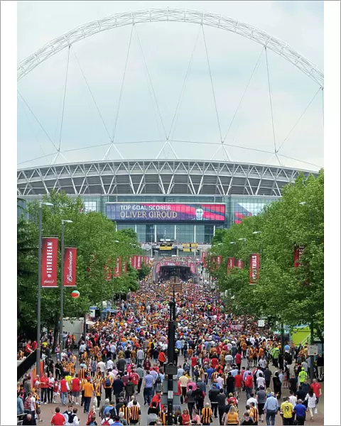 Arsenal FA Cup Final: Fans Gather at Wembley Stadium