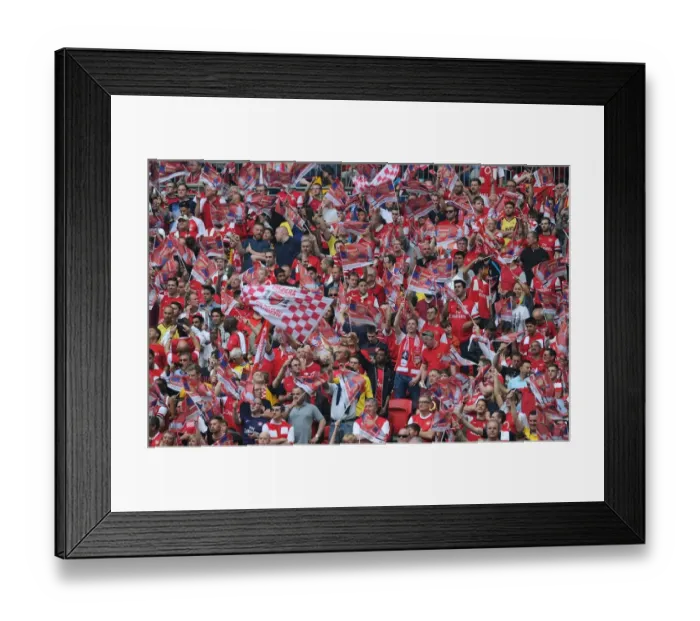 Framed Print : Arsenal Fans Unite at Wembley Stadium for FA Cup Final Showdown Against Hull City Framed Print : Arsenal Fans Unite at Wembley Stadium for FA Cup Final Showdown Against Hull City