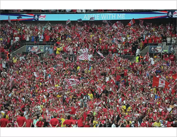 Arsenal FA Cup Final at Wembley: Fans Unwavering Support and Hope (Arsenal vs. Hull City, 2014)