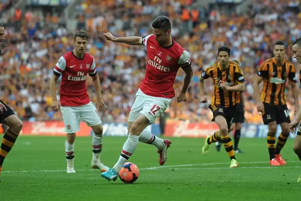 Arsenal's Olivier Giroud Sets Up Aaron Ramsey for FA Cup-Winning Goal vs Hull City (2014)