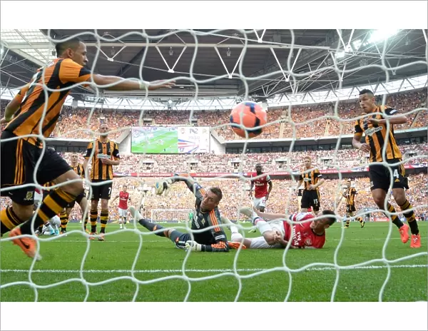 Arsenal's Koscielny Scores Second Goal Past McGregor in FA Cup Final Victory