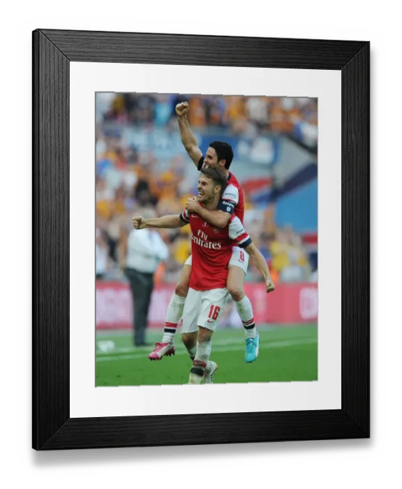 Framed Print : Arsenal's Triumph: FA Cup Victory Celebration vs. Hull City (2014) Framed Print : Arsenal's Triumph: FA Cup Victory Celebration vs. Hull City (2014)