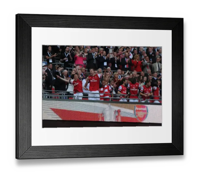 Framed Print : Arsenal's Koscielny and Mertesacker Celebrate FA Cup Victory Framed Print : Arsenal's Koscielny and Mertesacker Celebrate FA Cup Victory